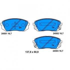 Bosch 0986494422 Hyundai IX35 2010 Ön Fren Balatası