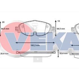 Bosch 0986494660 Audi A3 2013-2020 Ön Fren Balatası Takım