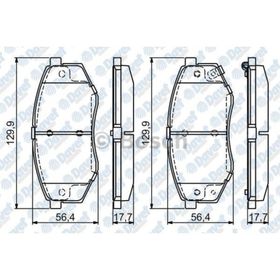 Bosch 0986494692 Ön Fren Balatası