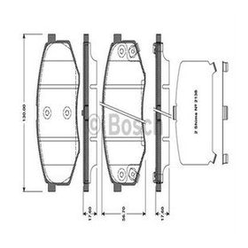 Bosch 0986494692 Ön Fren Balatası