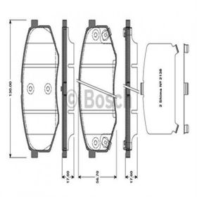Bosch 0986494692 Ön Fren Balatası