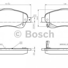 Bosch 0986495083 Ön Fren Balatası
