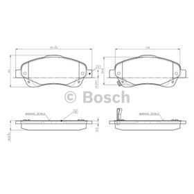 Bosch 0986495083 Ön Fren Balatası