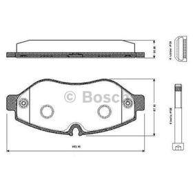 Bosch 0986495098 Mercedes Sprinter 315 CDI 2007-2013 Ön Fren Balatası