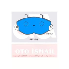 Bosch 0986495112 Ford Transit T15 93>00 Ön Fren Balatası