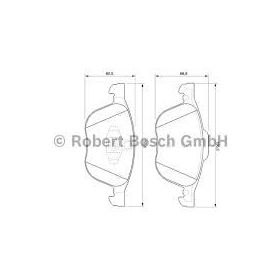Bosch 0986495215 Focus 04 07 14 Cmax 1.6 TDCI 03 07 11 Volvo S40 04 V50 04 C30 V70 Mazda Ön Balata