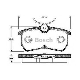 Bosch 0986495227 Arka Fren Balatası