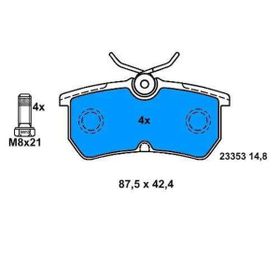 Bosch 0986495227 Arka Fren Balatası