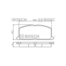 Bosch 0986495234 Ön Fren Balatası