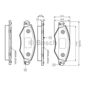 Bosch 0986495244 Ön Fren Balatası