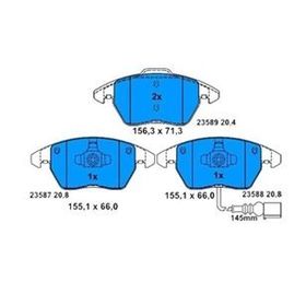 Bosch 0986495412 Ön Fren Balatası