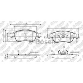 Bosch 0986495416 Ön Fren Balatası