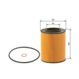 Bosch 09864b7017 Yağ Filtresi