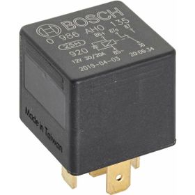 Bosch 0986AH0135 12 V 30/20A 5 Fiş Dirençli Çift Platin Mini Röle