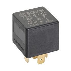 Bosch 0986AH0251 12 V 30A 5 Fiş Dirençli Mini Röle