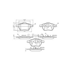 Bosch 0986TB2035 Oto Ön Fren Balatası