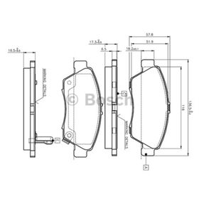 Bosch 0986TB2232 Oto Ön Fren Balatası