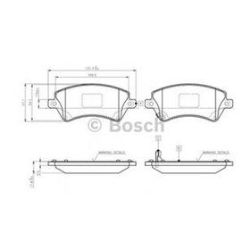 Bosch 0986TB2397 Ön Fren Balatası