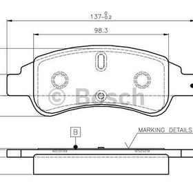 Bosch 0986TB2408 Oto Ön Fren Balatası