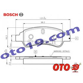 Bosch 0986TB2408 Oto Ön Fren Balatası