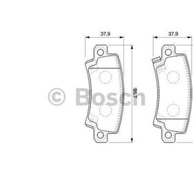 Bosch 0986TB2416 Oto Arka Fren Balatası