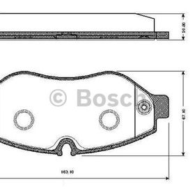 Bosch 0986TB2948 Oto Ön Fren Balatası