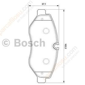 Bosch 0986TB2948 Oto Ön Fren Balatası
