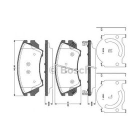 Bosch 0986TB3107 Oto Ön Fren Balatası