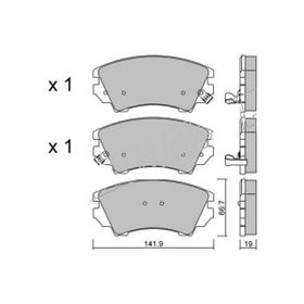 Bosch 0986TB3107 Oto Ön Fren Balatası