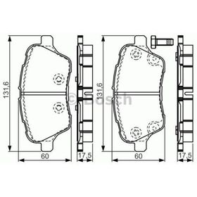 Bosch 0986TB3199 Ön Fren Balatası