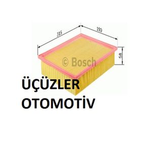 Bosch 0986TF0057 Hava Filtresi