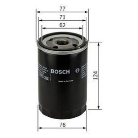 Bosch 0986TF0058 Focus Fiesta Iii V Escort Mondeo Conncet 1.6 16V 1.8 16V 2.0 16V Yağ Filtresi