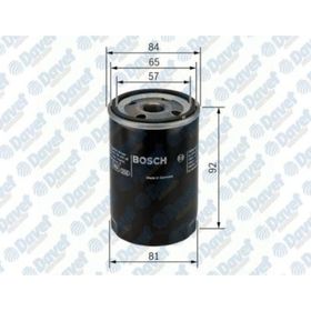 Bosch 0986TF0072 Yağ Filtresi
