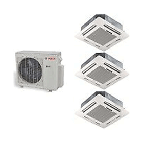 Bosch 1 Dış 21000 BTU 3 İç Ünite 9000 9000 9000 BTU Multi Kaset Tipi İnverter Split Klima