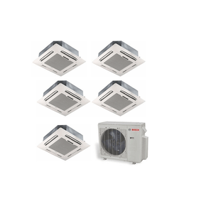 Bosch 1 Dış 42000 Btu 5 İç Ünite 9000 9000 12000 12000 12000 Btu Multi Kaset Tipi İnverter Klima