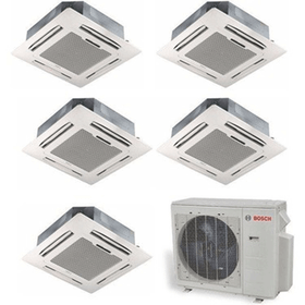 Bosch 1 Dış 42000 Btu 5 İç Ünite 9000 9000 9000 9000 18000 Btu Multi Kaset Tipi İnverter Klima
