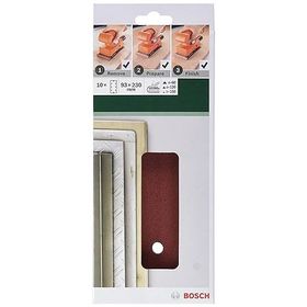Bosch 10 Parçalı 93 x 230 mm Zımpara Kağıdı seti