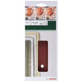 Bosch 10 Parçalı 93 x 230 mm Zımpara Kağıdı seti