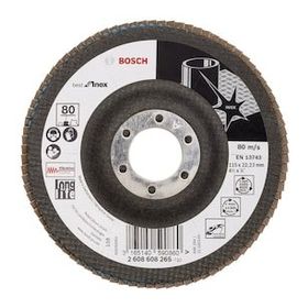 Bosch 115 mm 80 Kum Best Serisi Inox Flap Disk