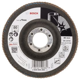 Bosch 115 mm 80 Kum Best Serisi Inox Flap Disk