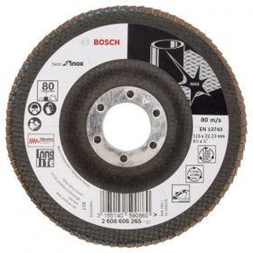 Bosch 115 mm 80 Kum Best Serisi Inox Flap Disk