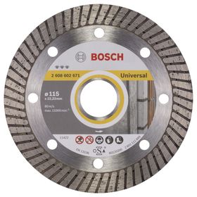 Bosch 115 mm Best Serisi Genel Yapı Malzemeleri İçin Turbo Segmanlı Elmas Kesme Diski
