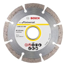 Bosch 115 mm Eco For Universal Segmanlı Elmas Kesme Diski