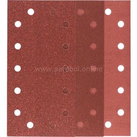 Bosch 115x230 mm 60/120/180 Kum 14 Delik 10'lu Set Titreşimli Zımpara Kağıdı