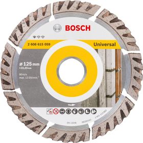 Bosch 125 mm 10'lu Standard Seri Genel Yapı Malzemeleri İçin Elmas Kesme Diski
