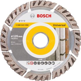 Bosch 125 mm 10'lu Standard Seri Genel Yapı Malzemeleri İçin Elmas Kesme Diski