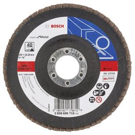 Bosch 125 mm 40 Kum Expert Serisi Metal Flap Disk