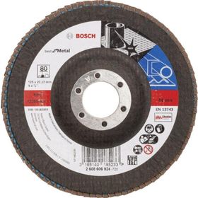 Bosch 125 mm 80 Kum Best Serisi Metal Flap Disk
