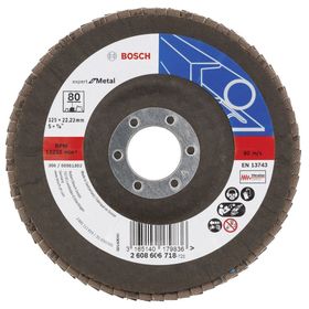 Bosch 125 mm 80 Kum Expert Serisi Metal Flap Disk
