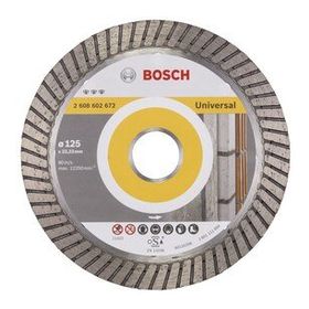 Bosch 125 mm Best Serisi Genel Yapı Malzemeleri İçin Turbo Segmanlı Elmas Kesme Diski